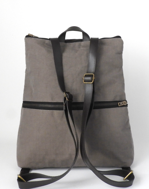 Mochila en tejidos con certificación ecologíca Gots