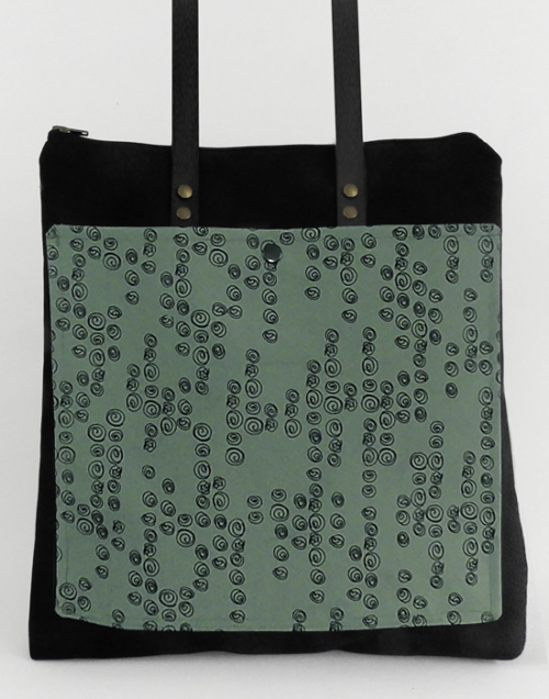 bolso sostenible en tejido reciclado cris b