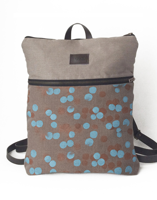 mochila vegana algdon organico cris b