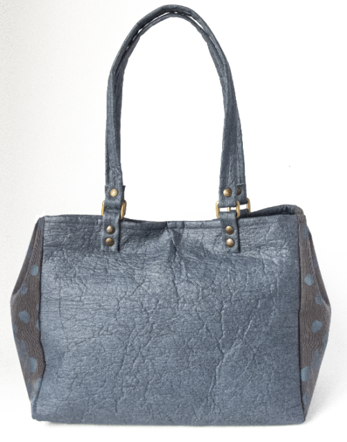 bolso shopper piñatex algodon organico cris b