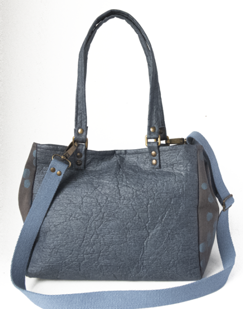 bolso shopper piñatex algodon organico cris b