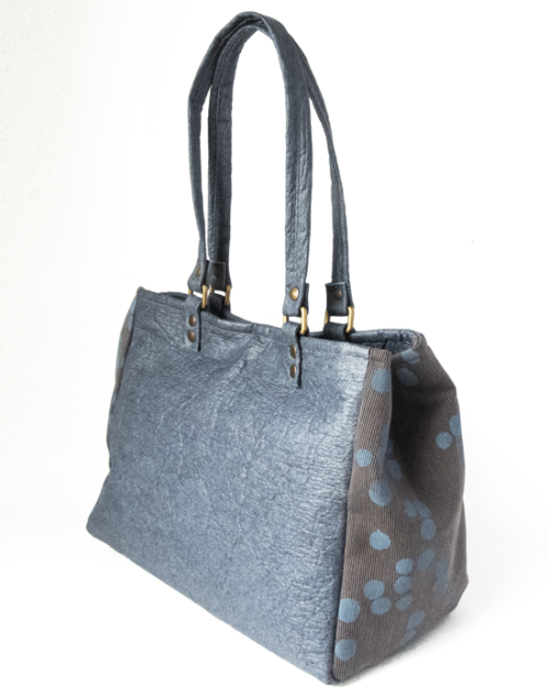 bolso shopper piñatex algodon organico cris b