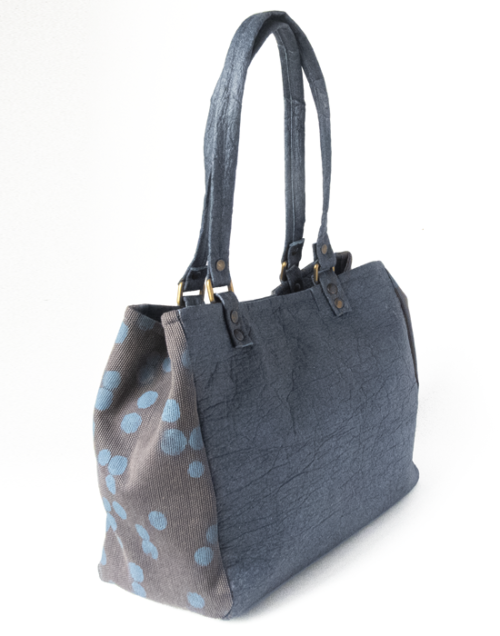 bolso shopper piñatex algodon organico cris b