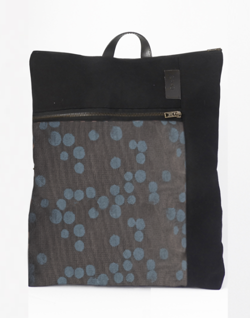 mochila vegana algodon organico cris b